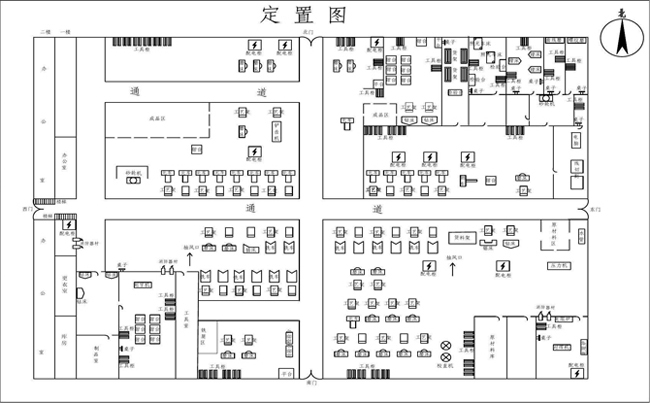 機(jī)械加工車間定置圖